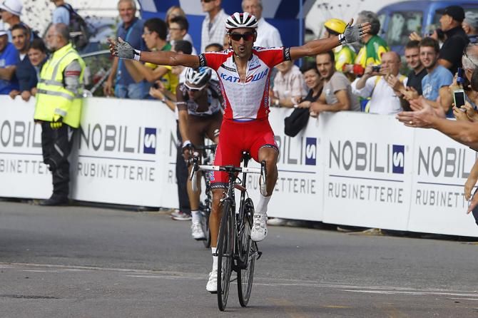 Giampaolo Caruso (Katusha) wins Milano-Torino