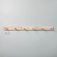 Wood six peg wall hook from Target