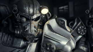 The Brotherhood of Steel Power Armor in Fallout season 2