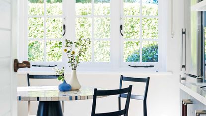 dining area with table and chairs