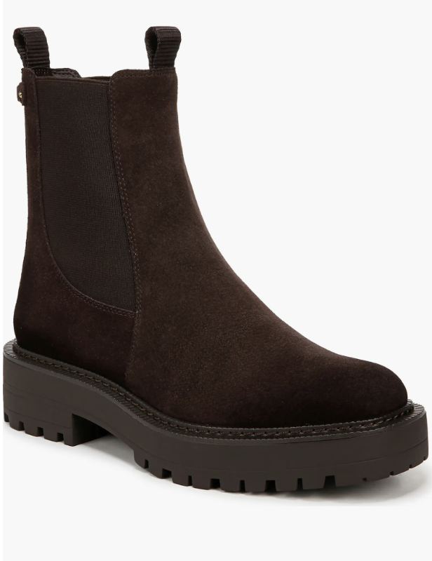 Brown suede Sam Edelman chelsea boots