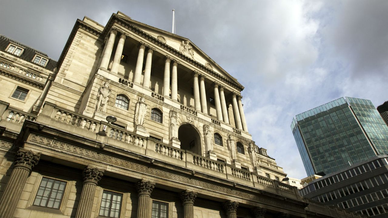 The Bank of England based on Threadneedle Street is set to raise rates today