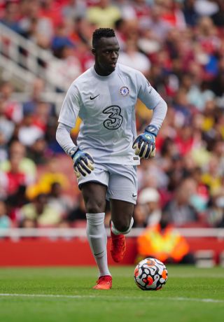 Chelsea goalkeeper Edouard Mendy came off for the Super Cup penalty shoot-out win over Villarreal.