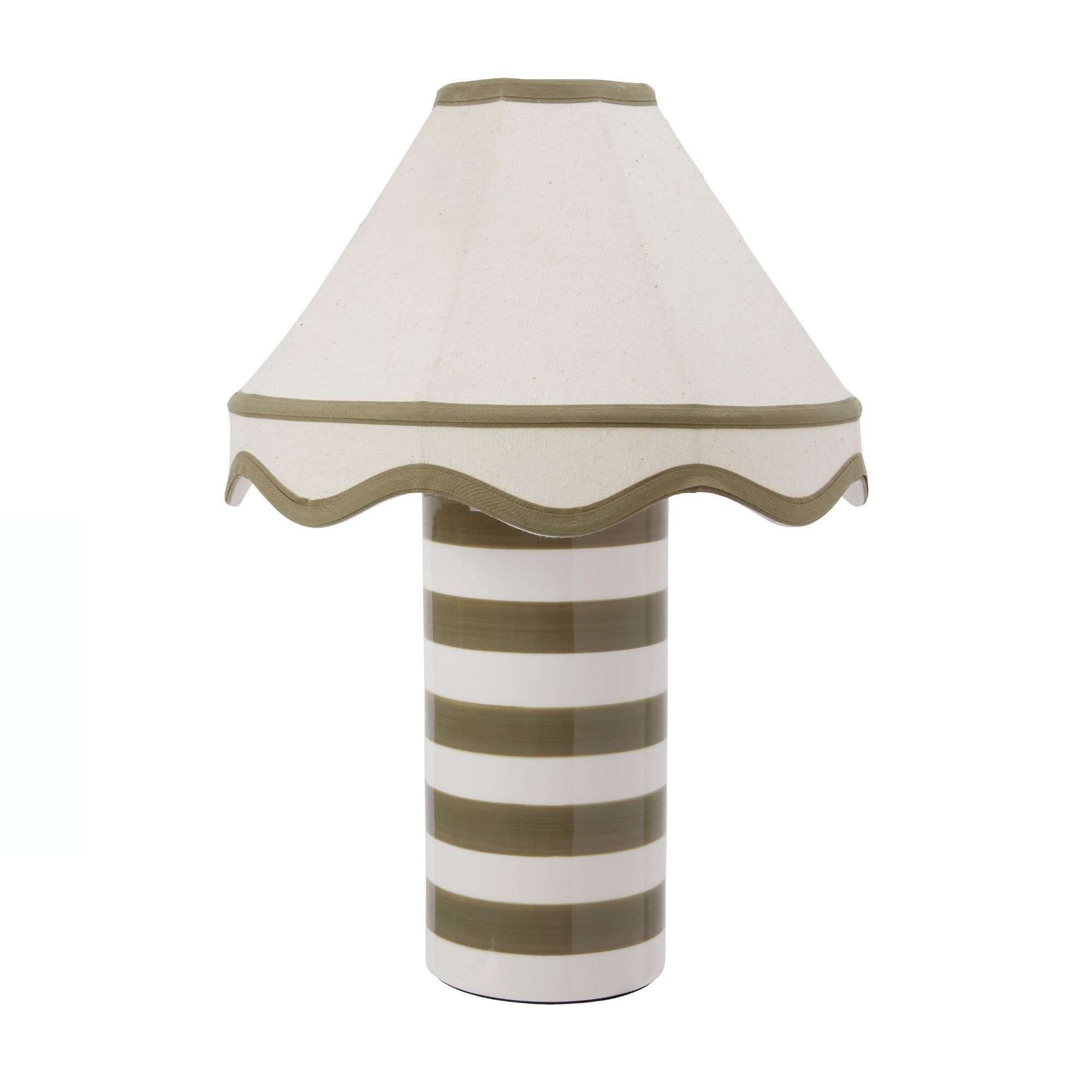 Hattie striped table lamp