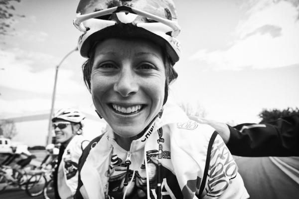 Heather Logan-Sprenger (Colavita-Forno d'Asolo) happy with todays solo win.