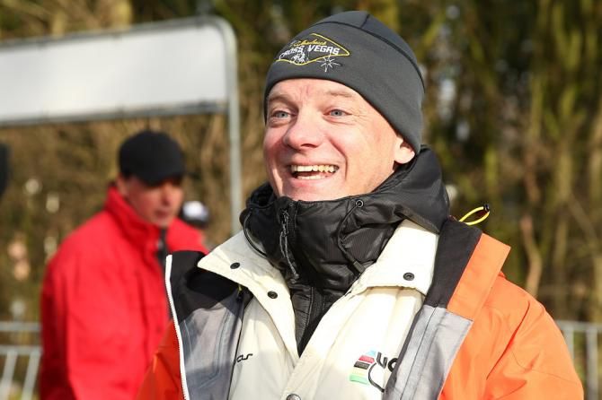 UCI cyclo-cross coordinator Peter Van den Abeele at the Hoogerheide venue
