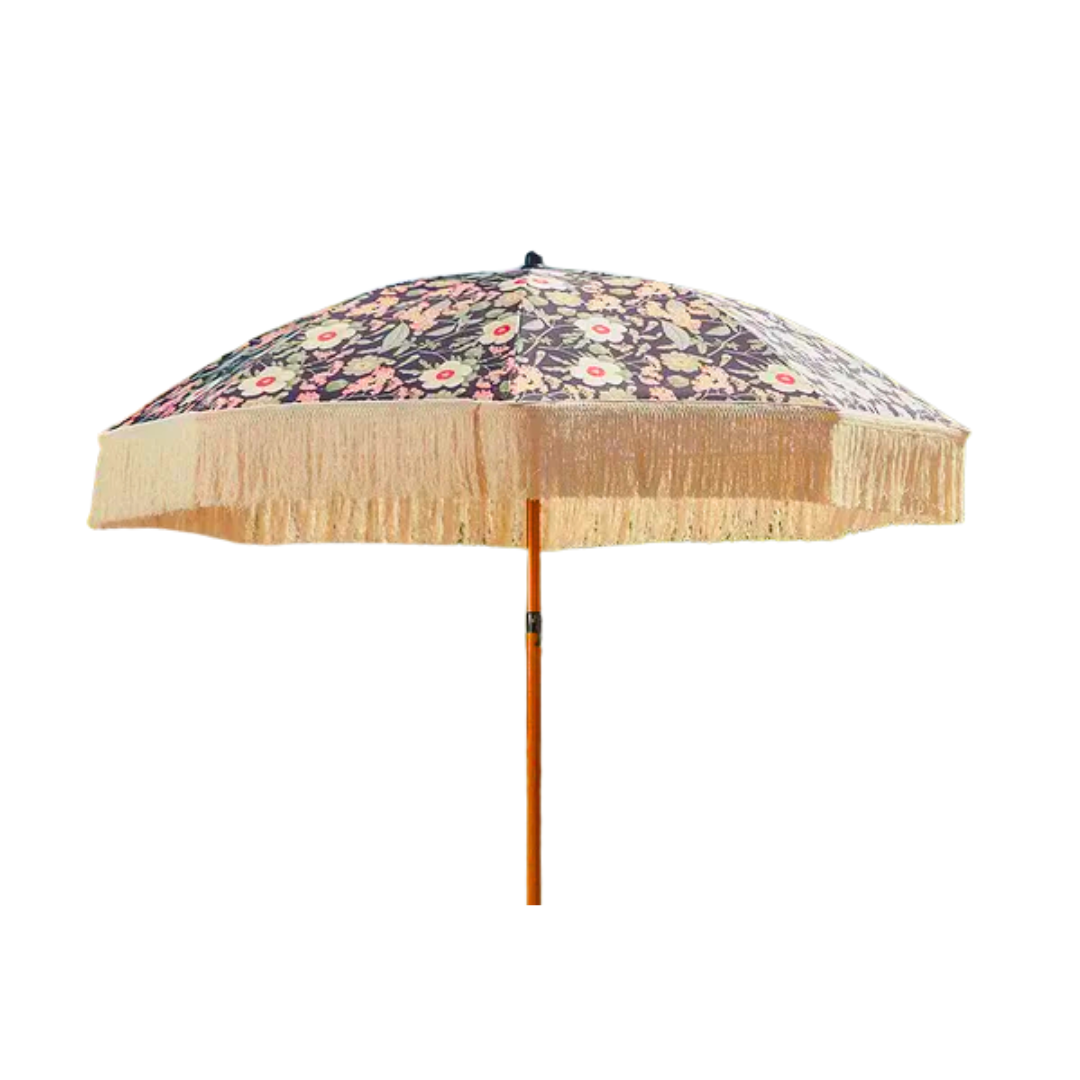tassel accent outdoor patio umbrella
