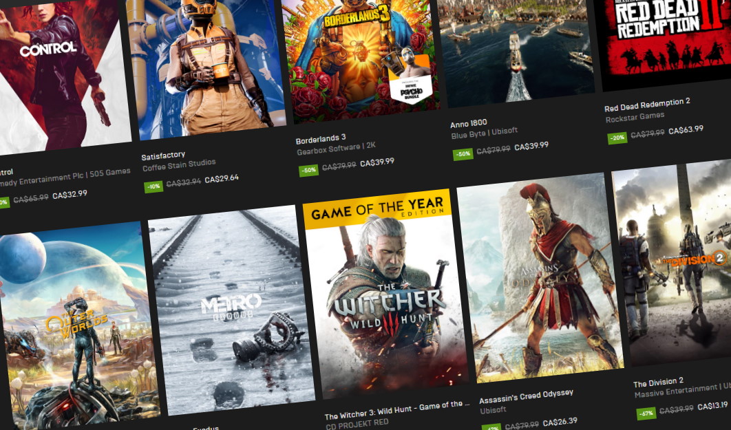 Best Games You Can Get On The Epic Store