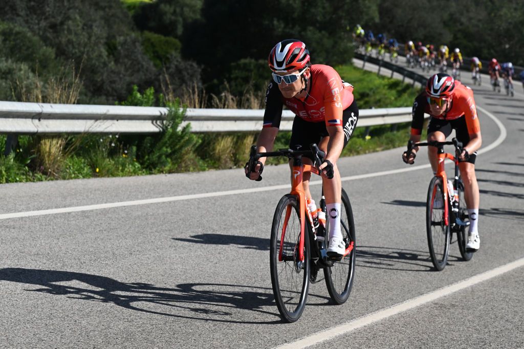 ALTO DA FOIA PORTUGAL FEBRUARY 20 Geraint Thomas of Great Britain and Team INEOS Grenadiers competes during the 51st Volta ao Algarve em Bicicleta Stage 2 a 1776km stage from Lagoa to Alto da Foia 869m on February 20 2025 in Alto da Foia Portugal Photo by Tim de WaeleGetty Images