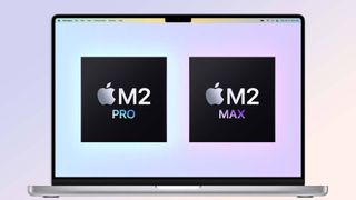 M2 Pro vs M2 Max on a MacBook screen