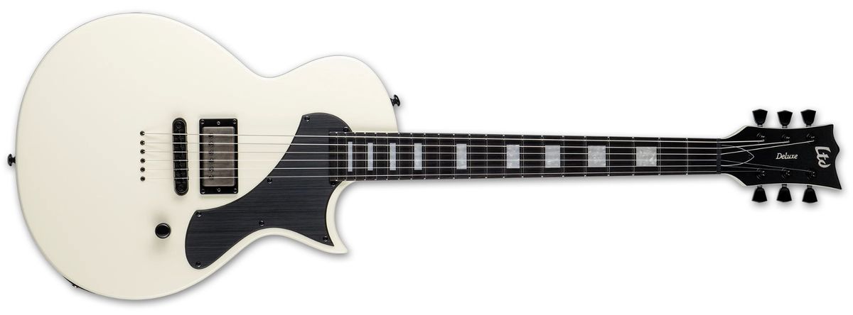 ESP LTD Deluxe EC-01FT guitars in different finishes