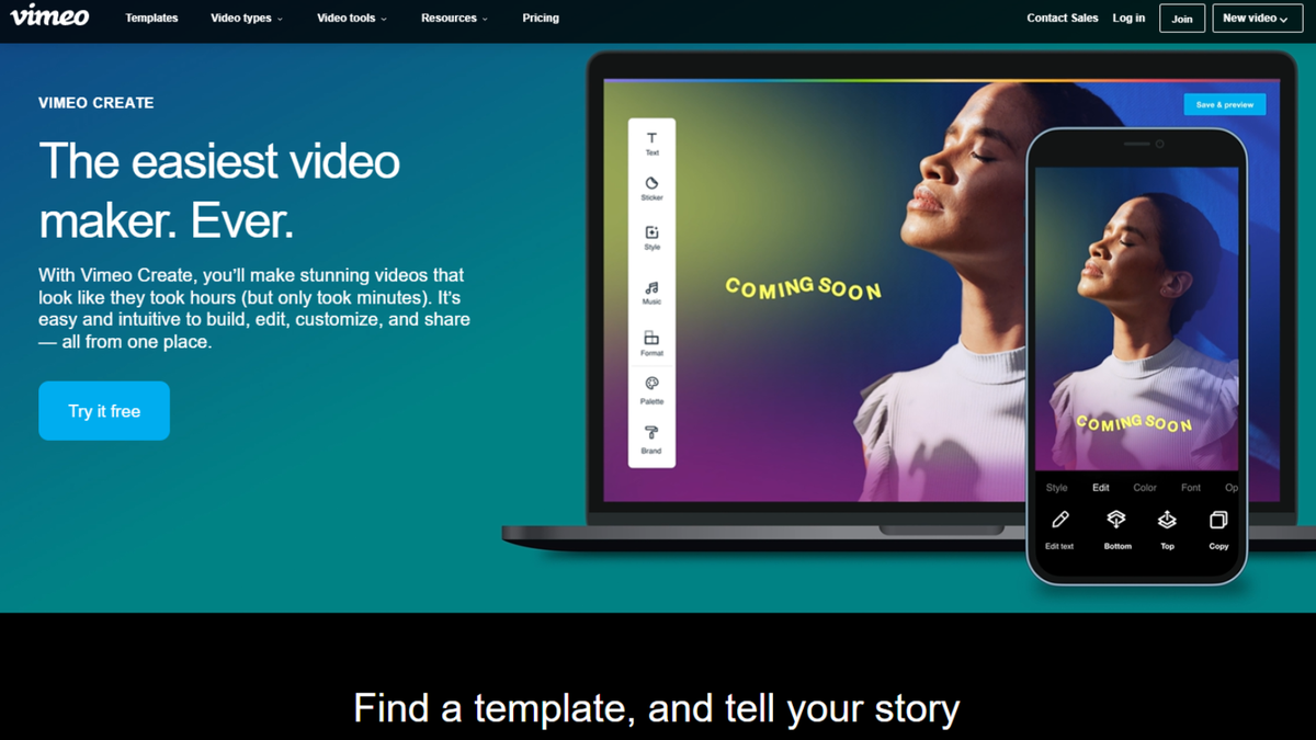 Vimeo Create review TechRadar