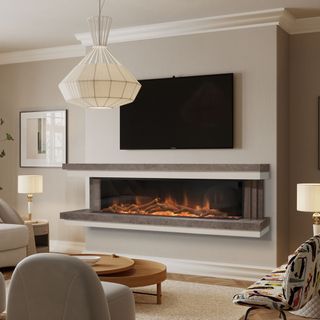 Direct Fireplaces Evonic Canto 200 Wall Mounted Electric Fireplace