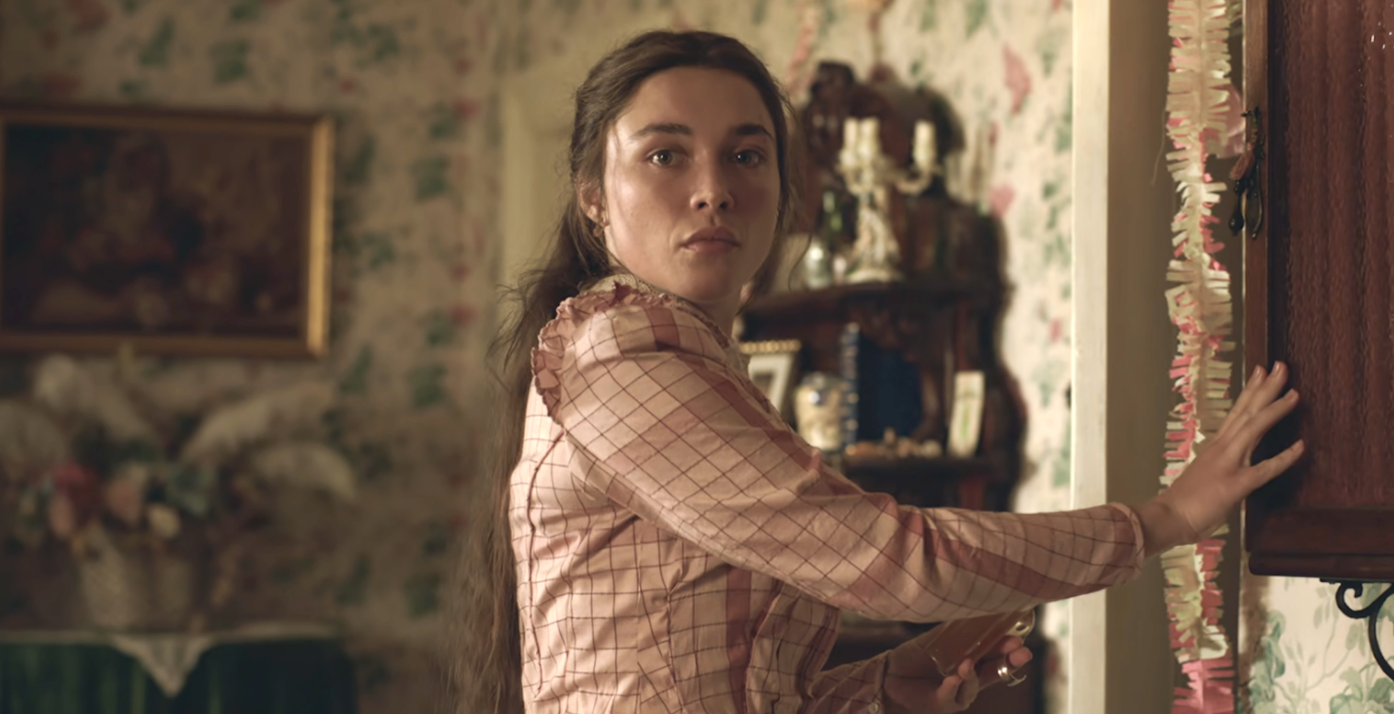 Florence Pugh as Cathy as Kate in the brothel in East of Eden episode 4