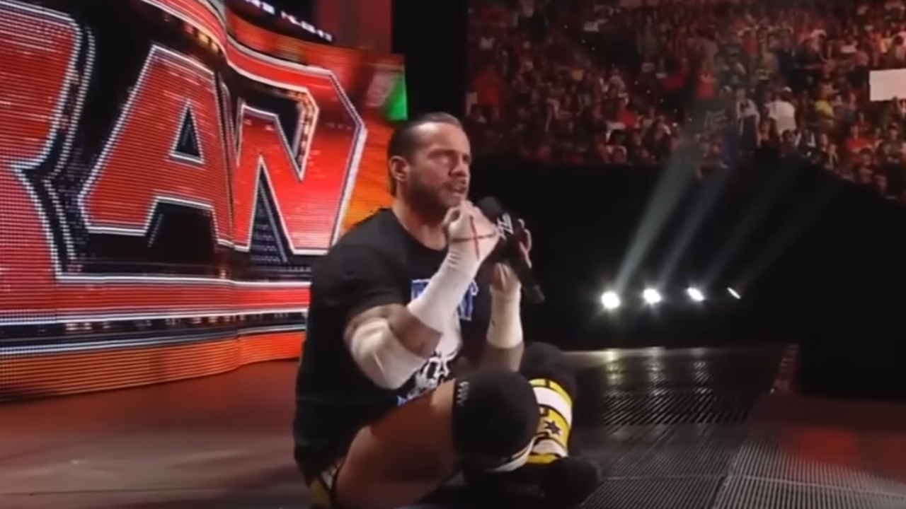 CM Punk giving his Pipebomb promo