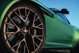Aston Martin DB12 wheel close-up