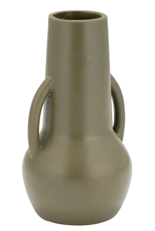 olive green vase