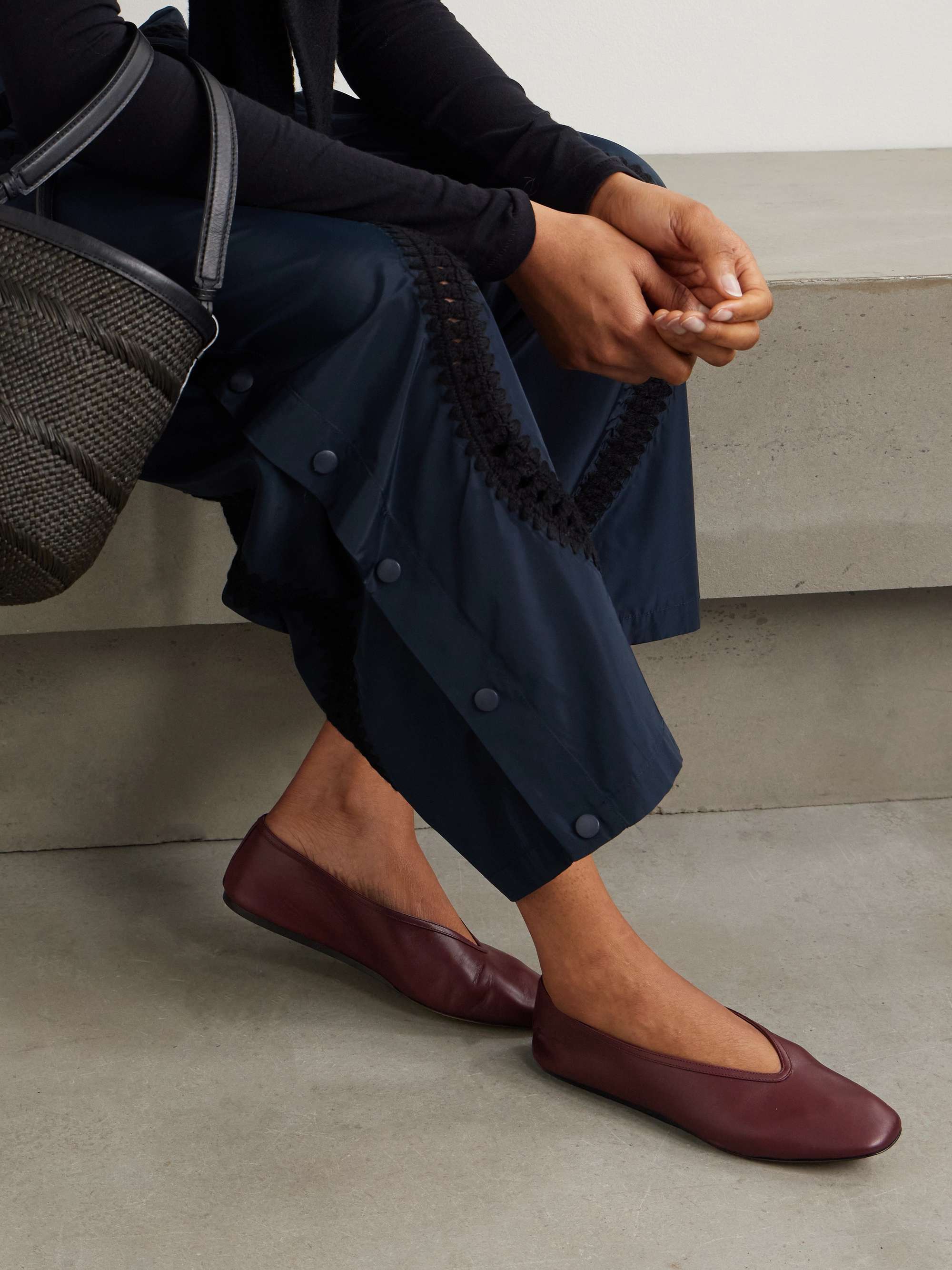 Luna Leather Ballet Flats