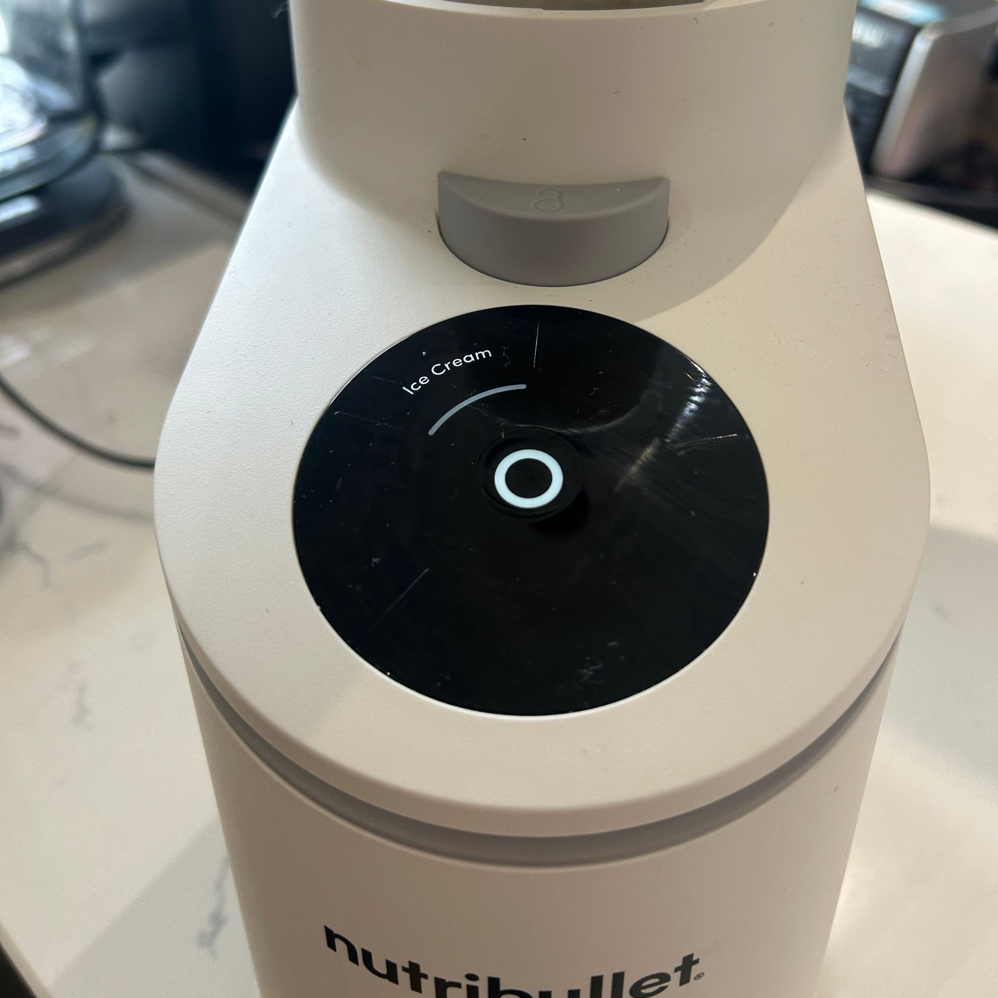 Nutribullet Chill screen with ice cream on