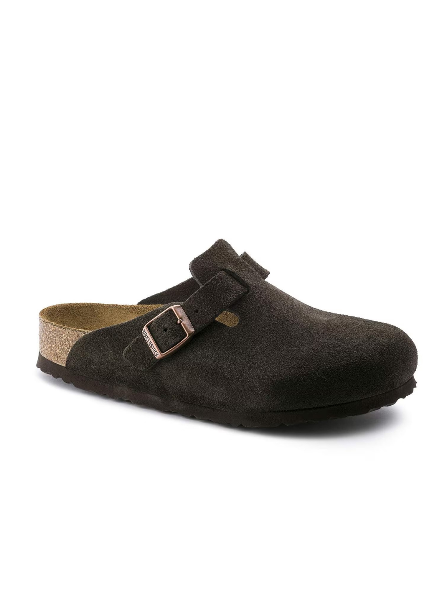 Birkenstock, Boston Soft Footbed Suede Leather