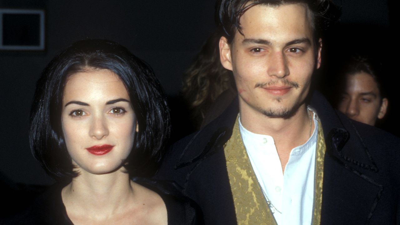 Winona Ryder &amp; Johnny Depp in Los Angeles, California (Photo by Barry King/WireImage)