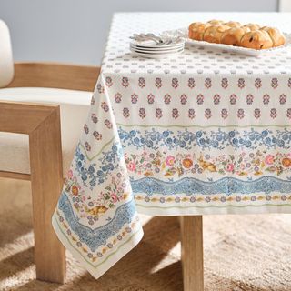 Botanical Bunny Cotton Tablecloth