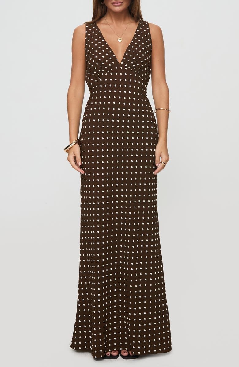 Nellie Polka Dot Maxi Dress