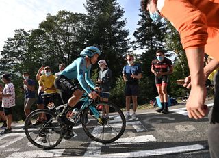 Astana’s Miguel Angel Lopez slipped from third place to sixth overall after the final time trial at the 2020 Tour de France