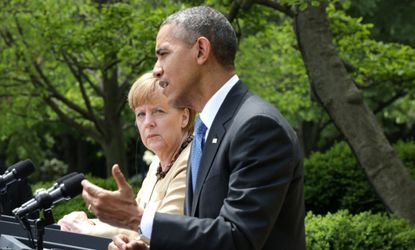 Merkel Obama