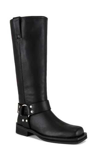 Zara + Mid-Calf Buckled Boots