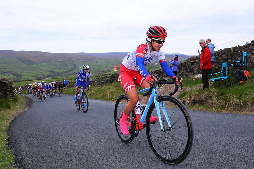 Eri Yonamine at the Tour de Yorkshire