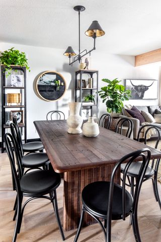 Bobby Berk's renovation of his childhood home – the dining space