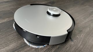 The side of the Ecovacs Deebot X1 Omni