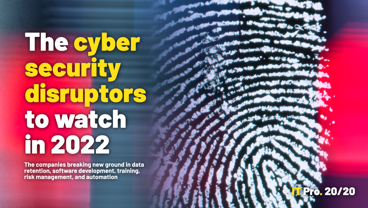 A promo image for issue 29 of IT Pro 20/20 showing a close up of a scanned finger print