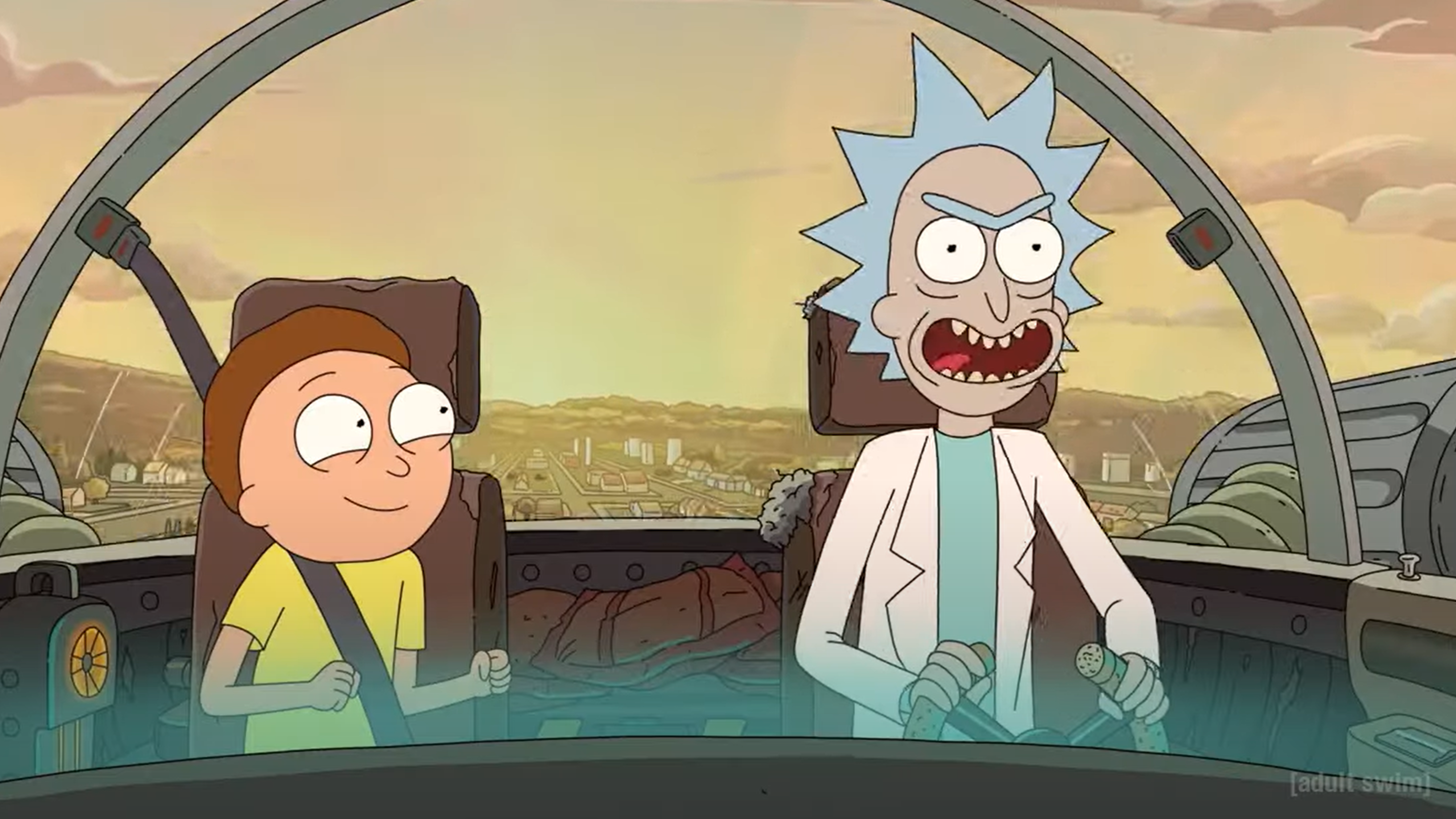 Rick and Morty from Rick and Morty.