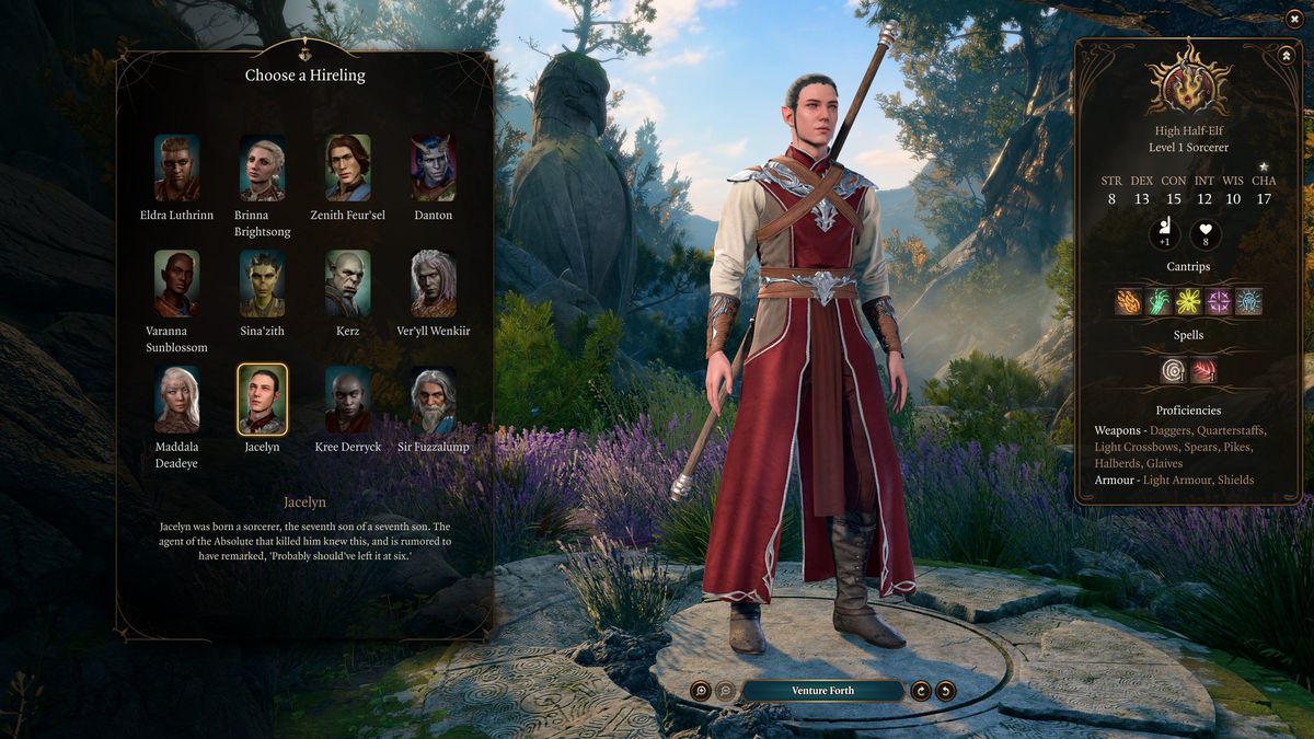 Baldur's Gate 3 hirelings