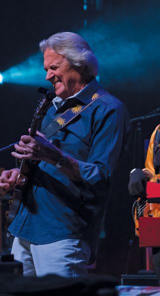 McLaughlin performs in Buffalo, New York, at the start of his Meeting of the Spirits tour with Jimmy Herring.