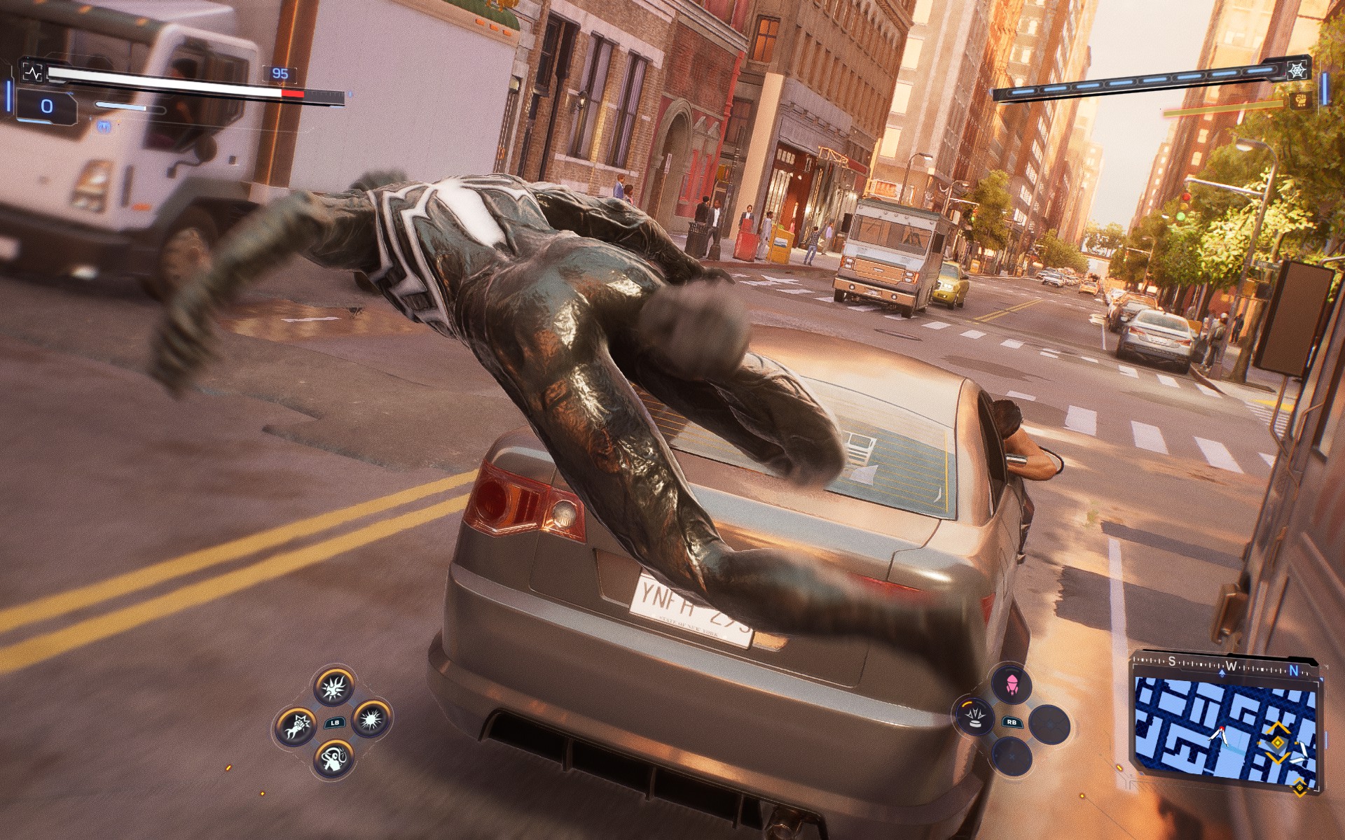 Spider-Man 2 running with FSR Redstone