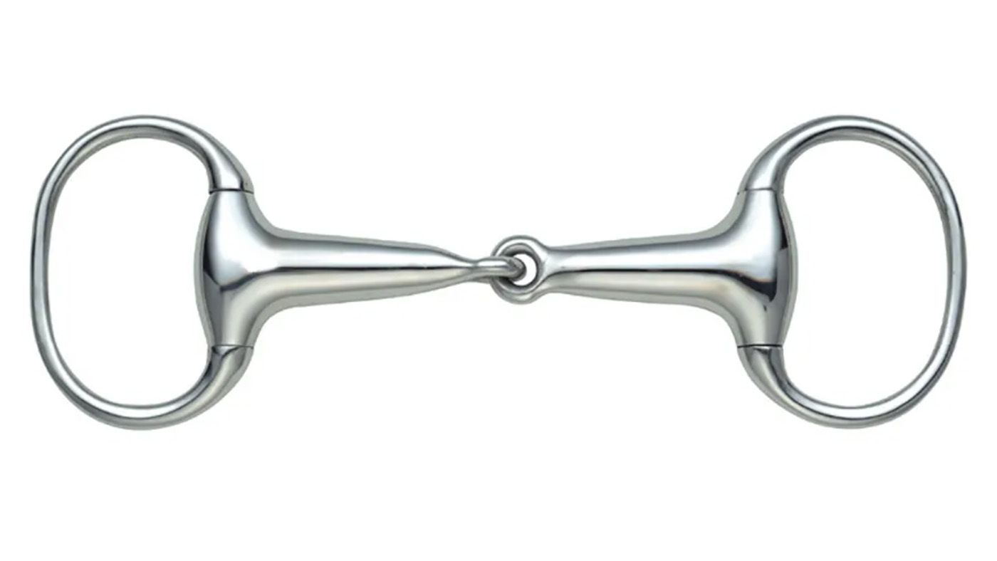 Shires Hollow Mouth Eggbutt Snaffle