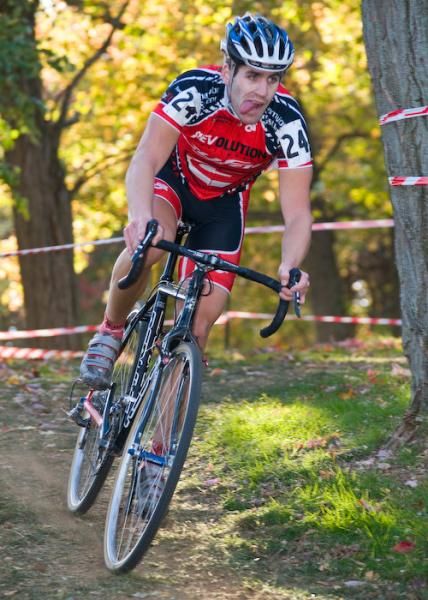 Matt Spohn (Cyfac) appears to be in need of a drink.