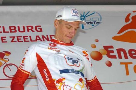 Marcel Kittel (Argos-Shimano) is the first leader of the 2012 Eneco Tour.