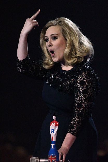 Adele swearing - Brit Awards 2012 - Marie Claire - Marie Claire UK