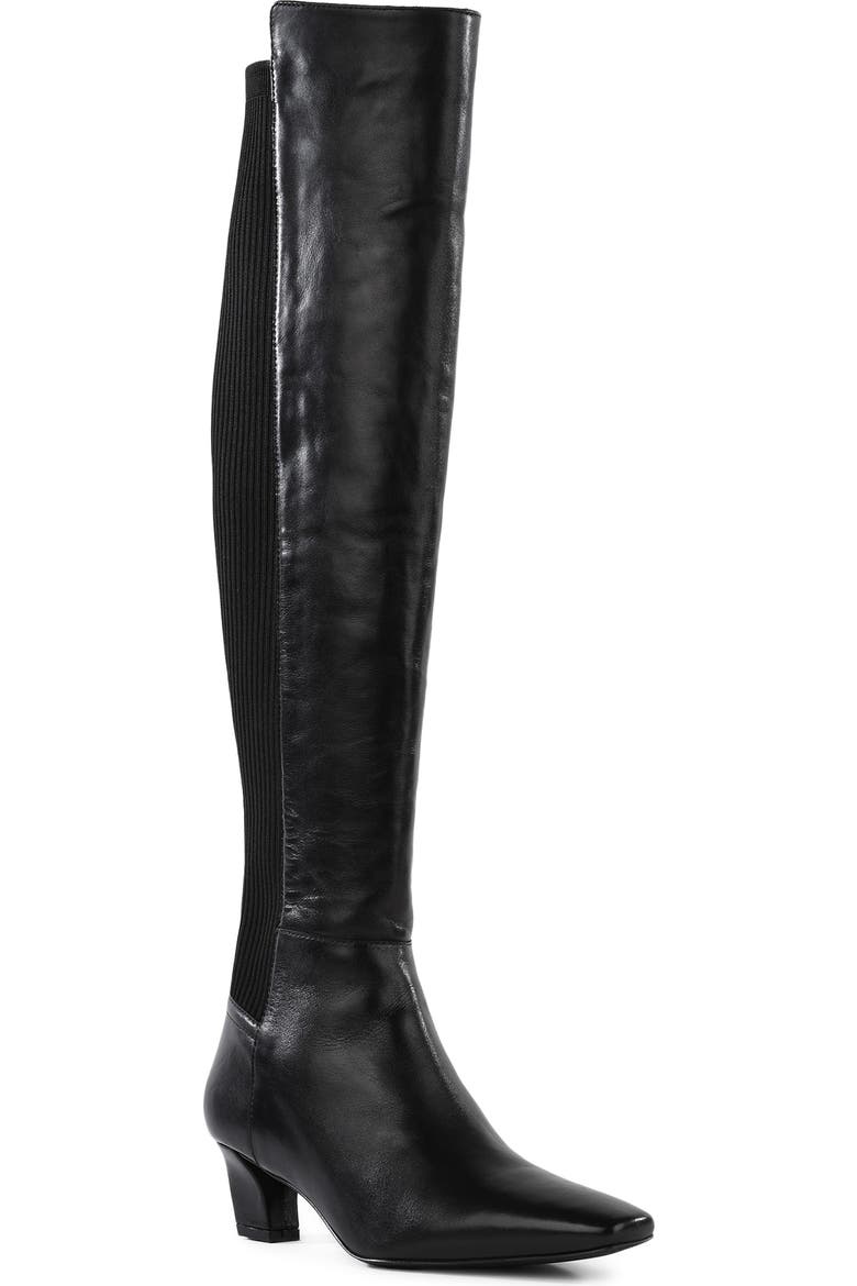 Casting Call Leather Over the Knee Boot