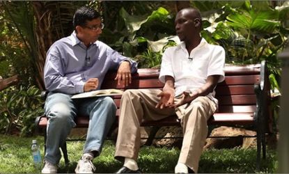 Dinesh D'Souza interviews George Obama in Nairobi, Kenya
