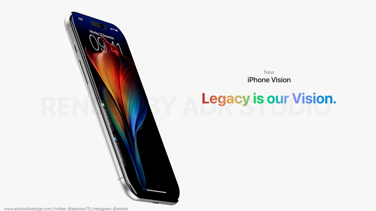 An image of an iPhone concept