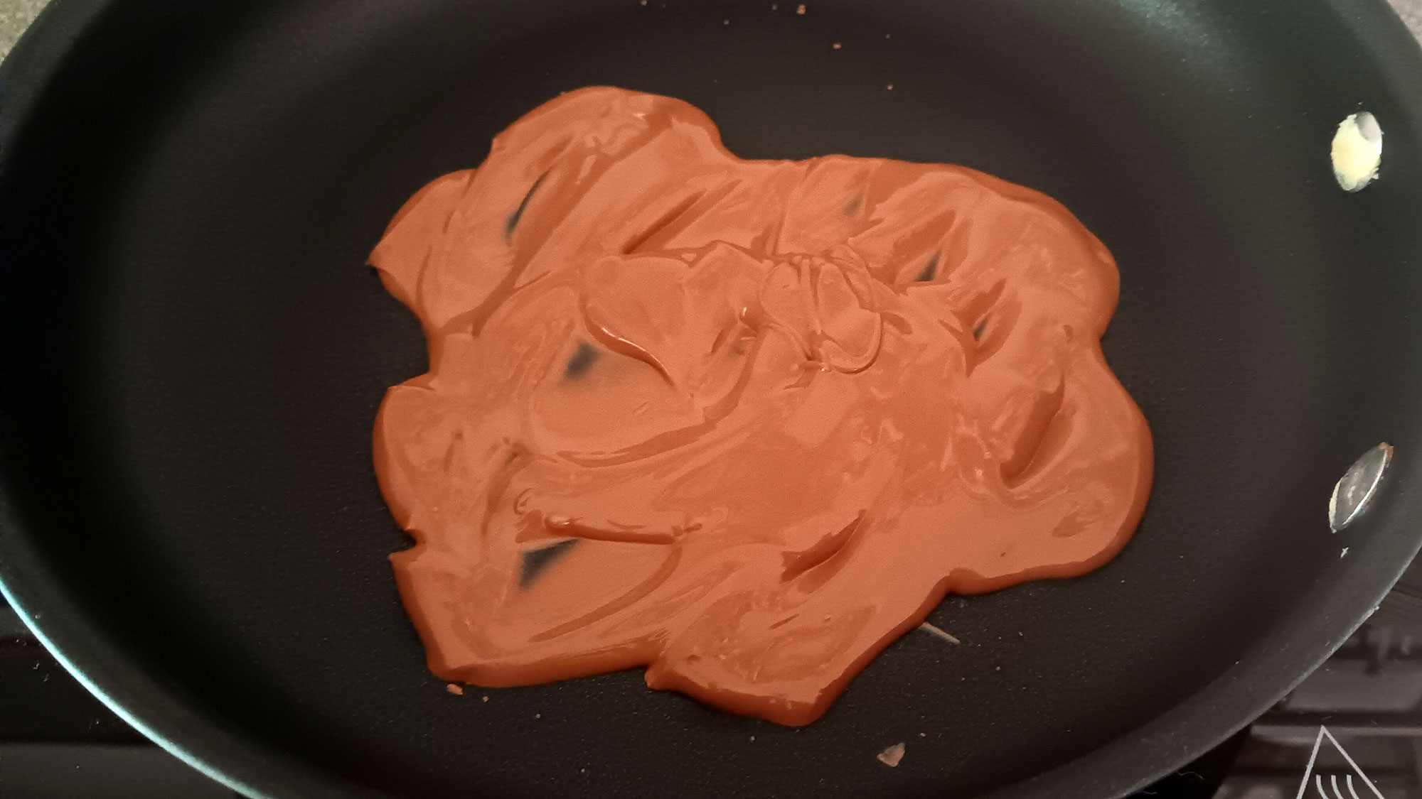 Chocolate melting on Smeg Portable Induction Cooktop