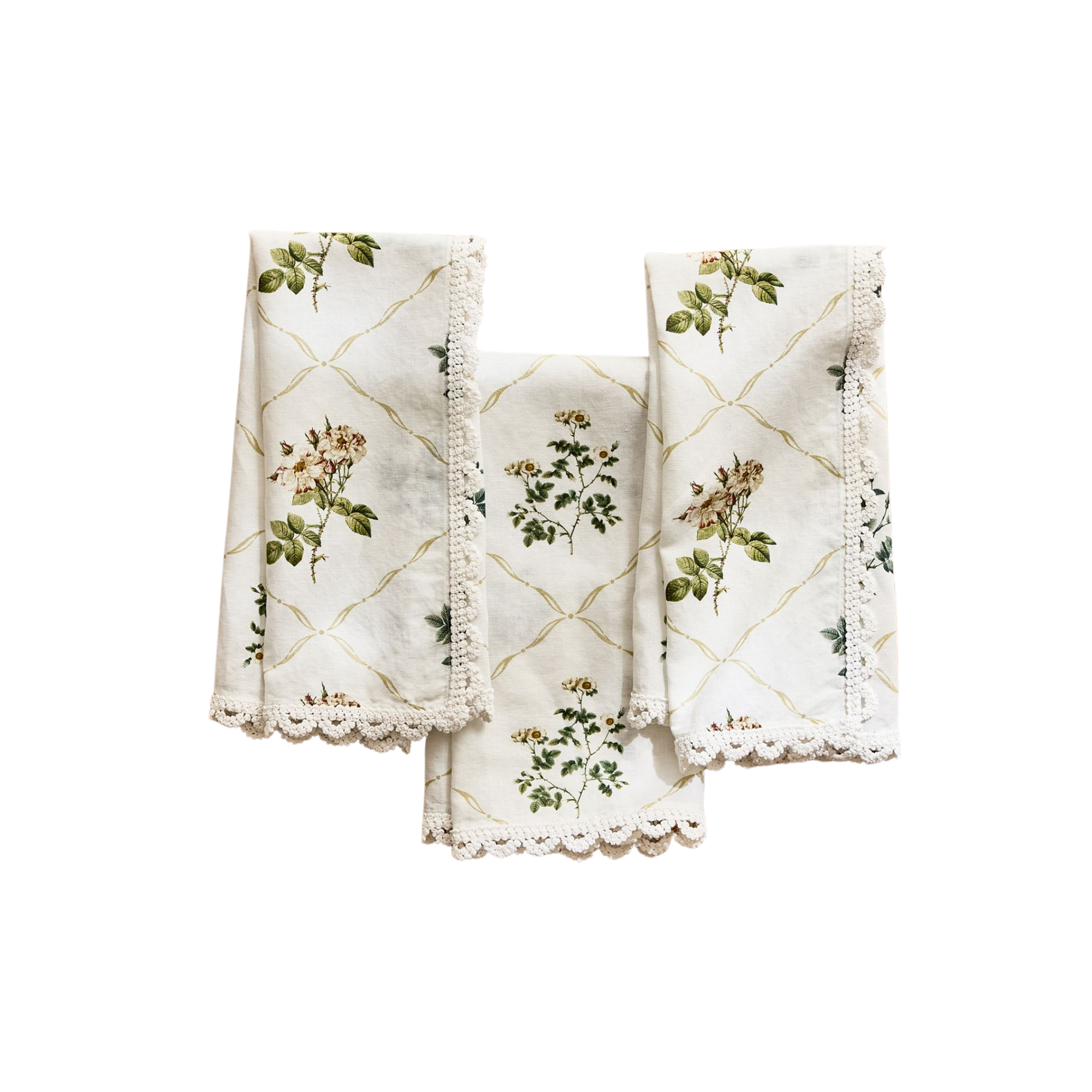 floral napkins