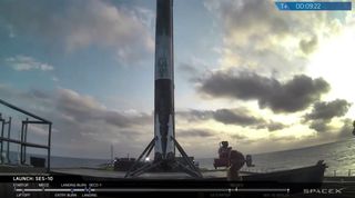 Falcon 9 First Stage Has Landed