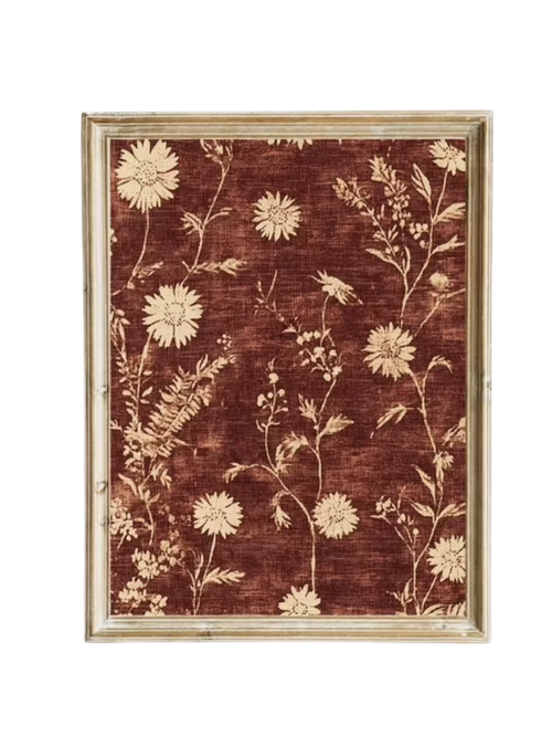 Burgundy Tapestry Wall 