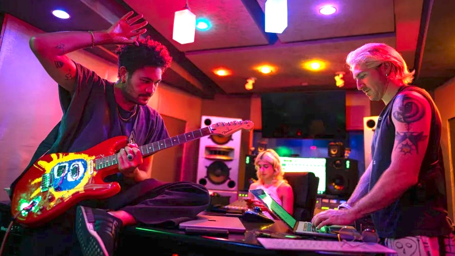 Nicholas Petricca (WALK THE MOON) and Bryce Vine at Anti Social Camp NYC 2025